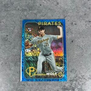 2024 Topps Jackson Wolf #523 Blue Holofoil /999